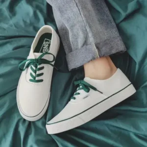 Lipasij Fashion Solid Color Breathable Canvas Shoes