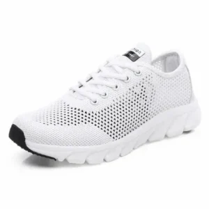 Lipasij Women Fashion Sports Lace Up Hollow Design Mesh Breathable Sneakers