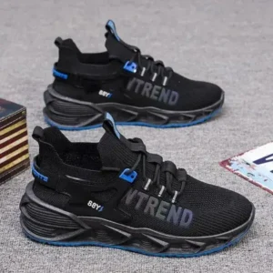 Lipasij Men Casual Breathable Wear-Resistant Sports Shoes