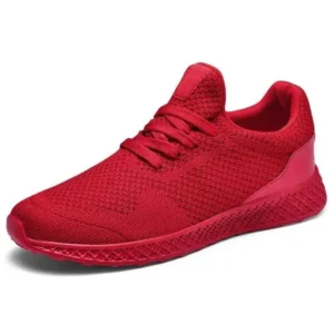 Lipasij Men Fashion Solid Color Breathable Sneakers