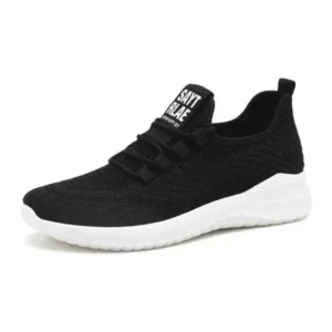 Lipasij Men Fashion Lightweight Lace-Up Breathable Sneakers