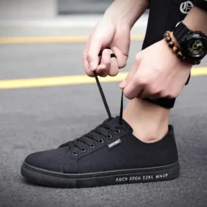 Lipasij Men Casual Canvas Breathable Shoes