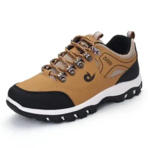 Lipasij Men'S Fashion Round Toe Low Top Large Size Casual Mountaineering Sneakers