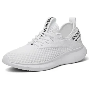 Lipasij Men Fashion Mesh Hollow Breathable Sneakers