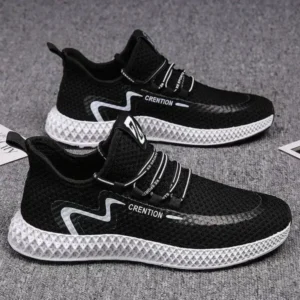 Lipasij Men'S Casual Mesh Breathable Low Top Sneakers