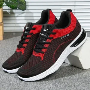 Lipasij Men'S Casual Mesh Breathable Lightweight Sports Shoes