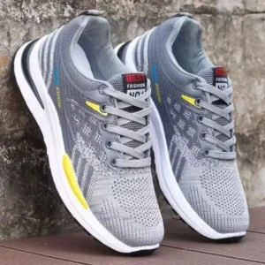 Lipasij Men'S Casual Breathable Mesh Running Sneakers