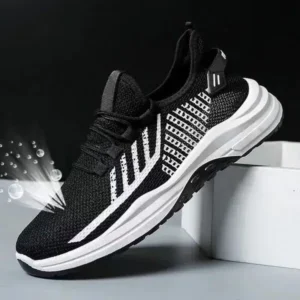 Lipasij Men Casual Breathable Lightweight Running Sneakers