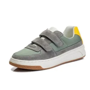 Lipasij Women Casual Colorblock Platform Velcro Sneakers